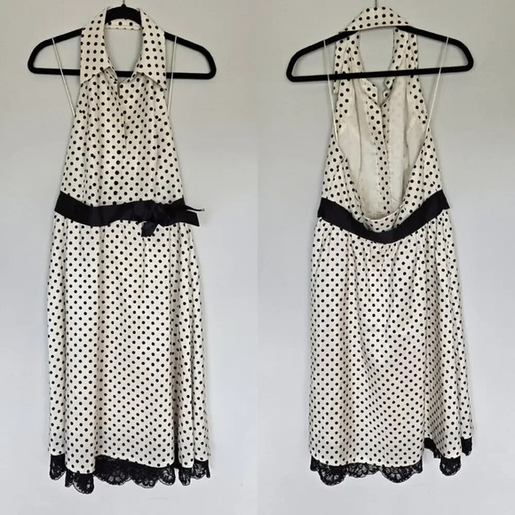 Carmen Marc Valvo Silk Halter Midi Dress - Picture 2 of 15